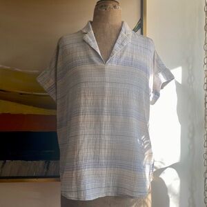 Madewell Hayden Stripped Popover